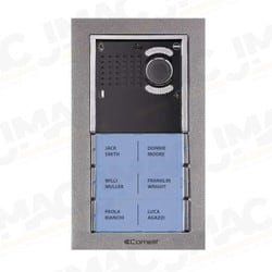 Comelit IV6F EZ-Pack Video Entry Panel Kit, Flush Mount, 6 Buttons