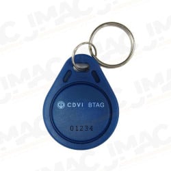 CDVI BTAG25 Blue Key Tag, 25 Pack