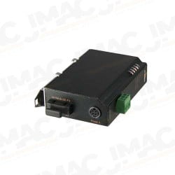 EtherWAN EL1033-10B Industrial 10/100BASE-TX to 100BASE-FX Media Converter with PoE/PD, Multimode, SC Connectors, 2km, 1310nm