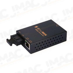 EtherWAN EL50CA-20 10/100BASE-TX to 100BASE-FX Mini-Sized Media Converter, Single Mode, SC Converter, 20km, 1310/1550nm