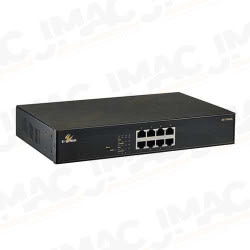 EtherWAN EX17908A Unmanaged 8-Port PoE 10/100/1000BASE-T Ethernet Switch