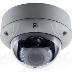 UTC Interlogix (Formerly GE Security/Kalatel) TVD-3104 TruVision 3MPx Open Standards, CMOS, Outdoor Vandal IP Dome Camera, True D/N, DWDR, 15m IR, 2.8-12mm, Micro SD/SDXC Slot, ONVIF, PoE/12VDC, IP66, NTSC