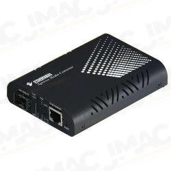 EtherWAN EL2321-41U OAM Managed 10/100/1000BASE-TX to 100BASE-X Dual Rate Media Converter, 1000BASE-SX, SC Connectors, 2km, 1310nm