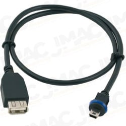 MOBOTIX MX-CBL-MU-STR-AB-2 USB Device Cable For D/S/V1x, 2 m