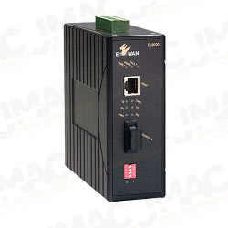 EtherWAN EL9000-A-C-1-A 1000BASE-T to 1000BASE-SX Hardened Media Converter, Terminal Block, SC Connectors, 2km, 1310nm