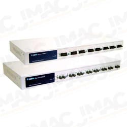 EtherWAN EX1608SFC6-15 2-Port 10/100BASE-TX + 6-Port 100BASE-FX Unmanaged Ethernet Switch, Single Mode, SC Connectors, 15km