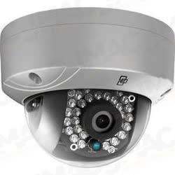 UTC Interlogix (Formerly GE Security/Kalatel) TVD-3105 TruVision 1.3MPx Open Standards, CMOS, Outdoor Mini IP Dome Camera, True D/N, DWDR, 10m IR, 2.8mm, Micro SD/SDXC Slot, ONVIF, PoE/12VDC, BNC, IP66, NTSC