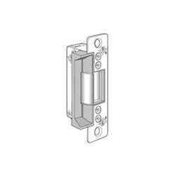 Adams Rite 7240-510-630-00 Fire-Rated Electric Strike 24VDC Fail Secure in Satin Stainless Steel, Door Electric Strike, Fire Rated, Standard/Fail Secure, 24 Volt DC, Satin Stainless, With 4-7/8" Flat Faceplate, For Hollow Metal Door