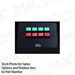 Alarm Controls DTC-M2-G-6-D-G-V2 Desktop Door Control, 6 DPDT Green Alternate Switches, Beige Console, 24 VDC Illumination
