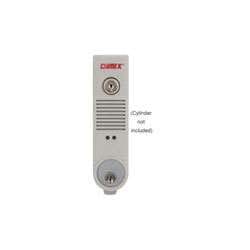 Detex EAX-300SK1 IC7 GRAY Door Prop Alarm, Surface Mount, Battery Powered, One MS-1039S Magnetic Switch, 7-Pin IC Cylinder Housing, Gray