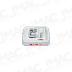 System Sensor SPSWL-CLR-ALERT Speaker Strobe, Wall Mount, ALERT, White, Clear Lens