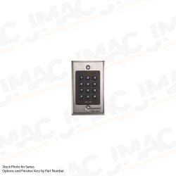 Securitron DK-38C Digital Keypad, Character Mode, Single Gang, Satin Stainless Steel