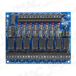 Securitron PDB-8F8R Power Output with Access Control Relay and Fire Trigger Relay, 8 Fused Outputs