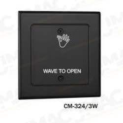 Camden-CM-3242W Hands Free Switch, Double Gang, Stainless Steel Faceplate, Hand Icon