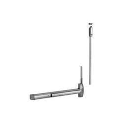 Detex 21 CD 630 97 36X96 Advantex Wide Stile Surface Vertical Rod Exit Device, Cylinder Dogging, 97 Surface Strike, Less Bottom Rod, 36 In. Device for 96 In. Door Height, Satin Stainless Steel