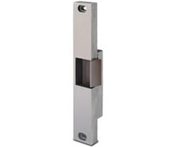 SDC 30424U SDC Rim Mount Electric Strike for Exit Device w/ Pullman Type Latch, 9" H, 24VDC, Stainless Steel