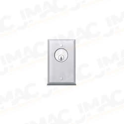 SDC 801AL Key Switch, Single Gang, 1/4" Aluminum Plate, AA SPDT