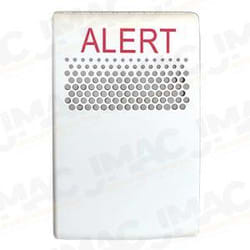 Edwards Signaling EG1AVWA-CVR Compact Wall Cover Red Alert Marking Audio (EG1AWA-CVR) Replacement Horn-Strobe Cover, White, ALERT Marking