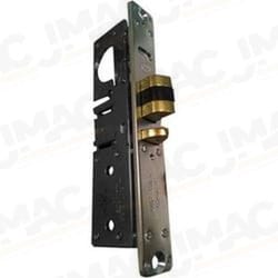 Adams Rite 4510-46-101-335 Standard Deadlatch with Flat Faceplate in Black