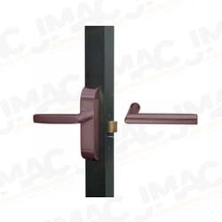 Adams Rite 4600-MI-511-10B MI Designer Deadlatch Handles for 2190 and 2290 series locks in Dark Bronze