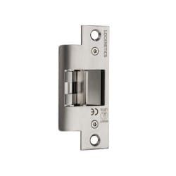 Locknetics NC450 US32D No Cut Electric Strike with Selectable FS or FSE in Satin Stainless Steel Finish