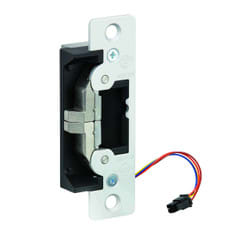 Adams Rite 7400-628 Electric Strike, 4-7/8" Faceplate, Strike Lip, Clear Anodized for Adams Rite Deadlatches, Cylindrical Locks Door Electric Strike, Fail Safe/Fail Secure, 12/24 VAC/DC, Clear Anodized, With 4-7/8" Flat Faceplate, For Aluminum Door