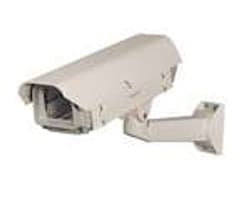 Honeywell Video HHC12WM Enclosure, 15" front to rear length, side access, indoor/outdoor for 1/2" or 1/3" CCTV cameras with fixed and Vari-focal length lenses. With HHMW13 wall mount.