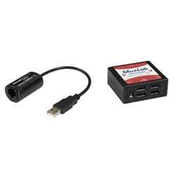 Muxlab 500070 USB 4-Port Extender Kit