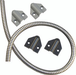 Securitron TSB-C Door Cord for Touch Sense Bar, Caps, Gray/Black, 18" Securitron TSB-C Door Cord for Touch Sense Bar, Caps, Gray/Black, 18"
