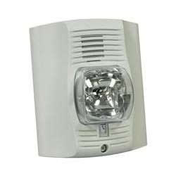 System Sensor P2WH-P Horn Strobe, White, Wall Mount, Two-Wire, High Candela