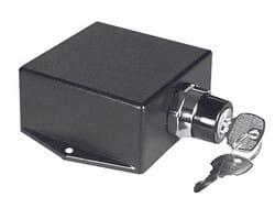 Alarm Controls TS-17  Under Desk Door Release Counter Door Release, Key Controlled, Pushbutton Switch 1NO-1NC, 10 Ampere at 120 Volt AC/35 Volt DC, 3" Length x 3" Width x 1-1/2" Height, With (2) Key