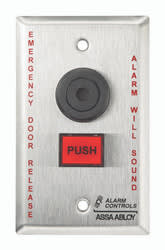 ALARM CONTROLS TS-25 EMERGENCY DOOR RELEASE
