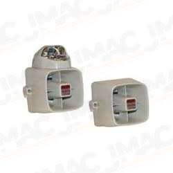 Potter Amseco SSX-52R 120dB Durable Siren Strobe, Red Lens