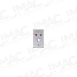 Alarm Controls RP-05 Push Button, Single Gang, Stainless Steel, 1/4" Red and Green LEDs, Flush White N/O Push Button Alarm Controls RP-05 Push Button, Single Gang, Stainless Steel, 1/4" Red and Green LEDs, Flush White N/O Push Button
