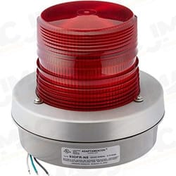 Edwards Signaling 93DFR-N5 Signaling Flashing Xenon Strobe Double Flash Heavy Duty Strobe, Red, 120 VAC 50/60 HZ, 0.1 A