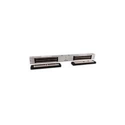 Dynalock 2522-DSM2 Mini-Mag Electromagnetic Lock, 650lbs, Double Outswinging Door, Double Coil, Satin Aluminum