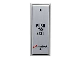 Dynalock 6850-US10B Narrow Pushplate, PUSH TO EXIT, SPDT Double Break, Oil Rubbed Bronze