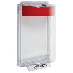 STI 13010NR Universal Stopper without Horn, Flush, Blank Red Label