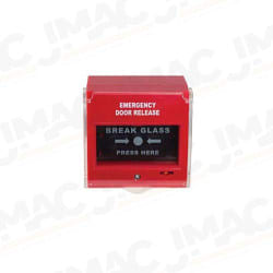 Locknetics EGB-100-G Emergency Door Release Station with DPDT Switch and Blue Backlight - Green