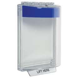 STI 13010NB Universal Stopper without Horn, Flush, Blank Blue Label