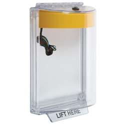 STI 13030NB Universal Stopper with Horn & Relay, Flush, No Label, Yellow