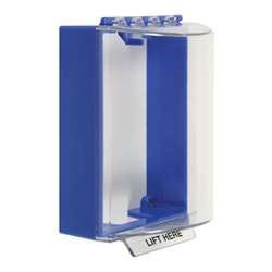 STI 13200NB Universal Stopper without Horn, Blue Housing, Surface Mount, No Label