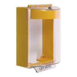 STI 13210NY Universal Stopper without Horn, Surface Mount, No Label, Yellow Message Hood