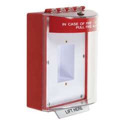STI 13420FR Universal Stopper with Horn, Enclosed Back Box, Sealed Mounting Plate, Fire Label