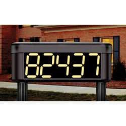 STI 30325 Solar Powered Lighted House Number