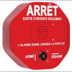 STI 6400-FRE Exit Stopper Multifunction Door Alarm, French Wording