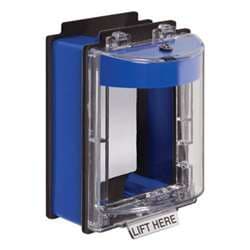 STI 6535-B Mini Weather Stopper, Indoor/Outdoor Rated, Without Horn, With Spacer, Blue