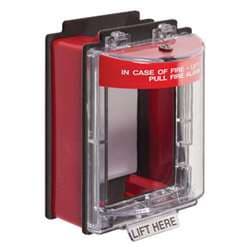 STI 6535R Mini Weather Stopper, Indoor/Outdoor Rated, Without Horn, With Spacer, Red