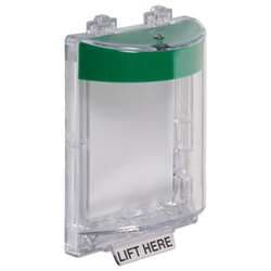 STI 6540G Mini Stopper II without Horn Flush Mount, Green