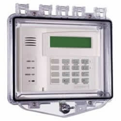 STI 7511E Polycarbonate Enclosure with Open Back Box for Flush Mount Applications and Exterior Thumb Lock